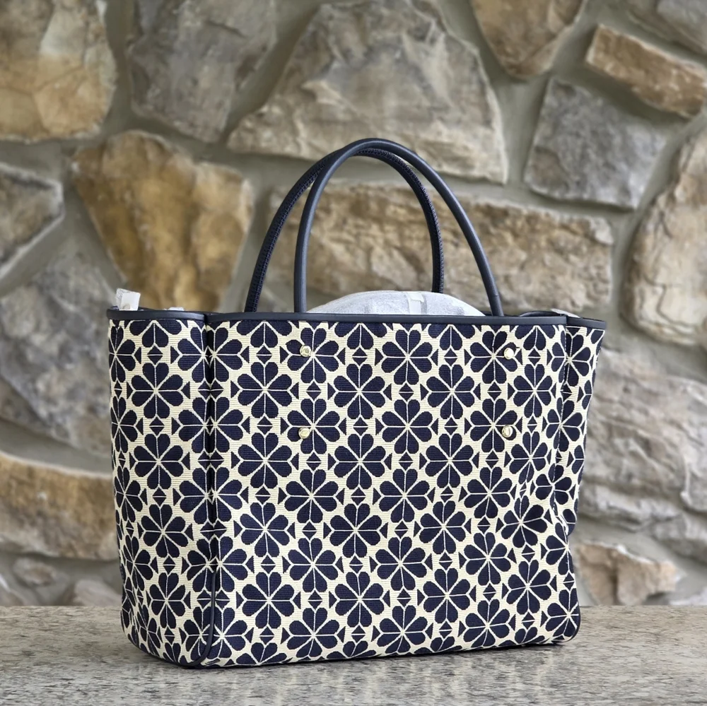 Kate Spade Spade Flower Medium Blue Tote - Picture 3 of 8